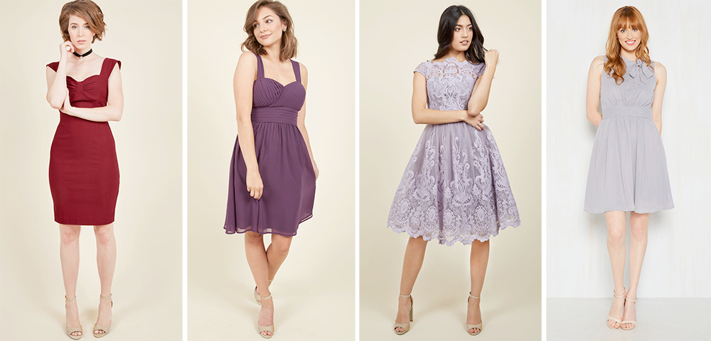 Plus size bridesmaid dresses: ModCloth