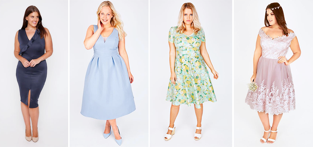 Plus size bridesmaid dresses: Yours Clothing