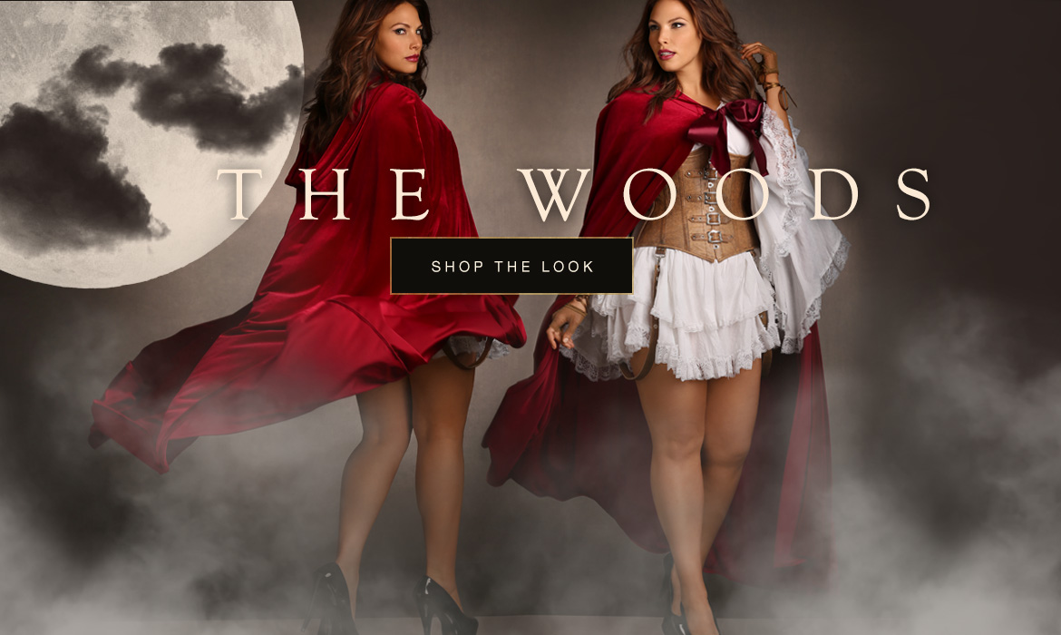 Plus size Halloween costume ideas: Little Red Riding Hood from Hips and Curves