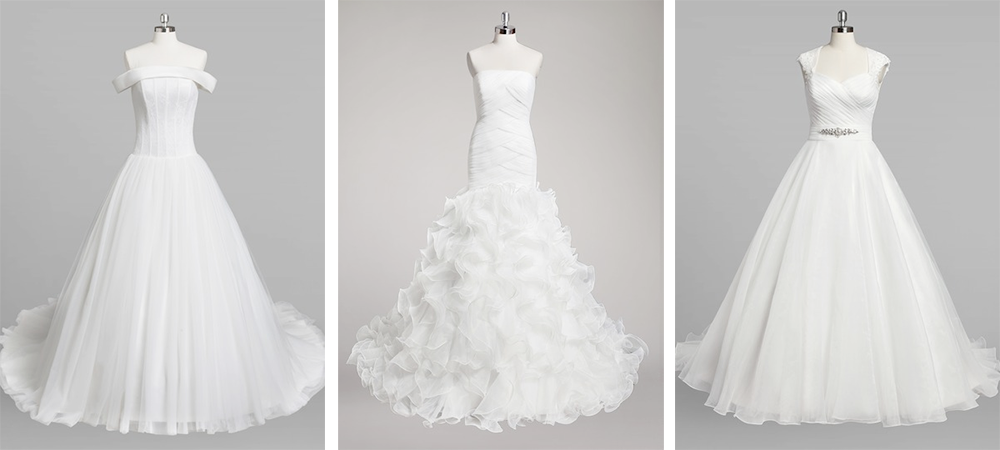 Plus size bridal gowns: Azazie