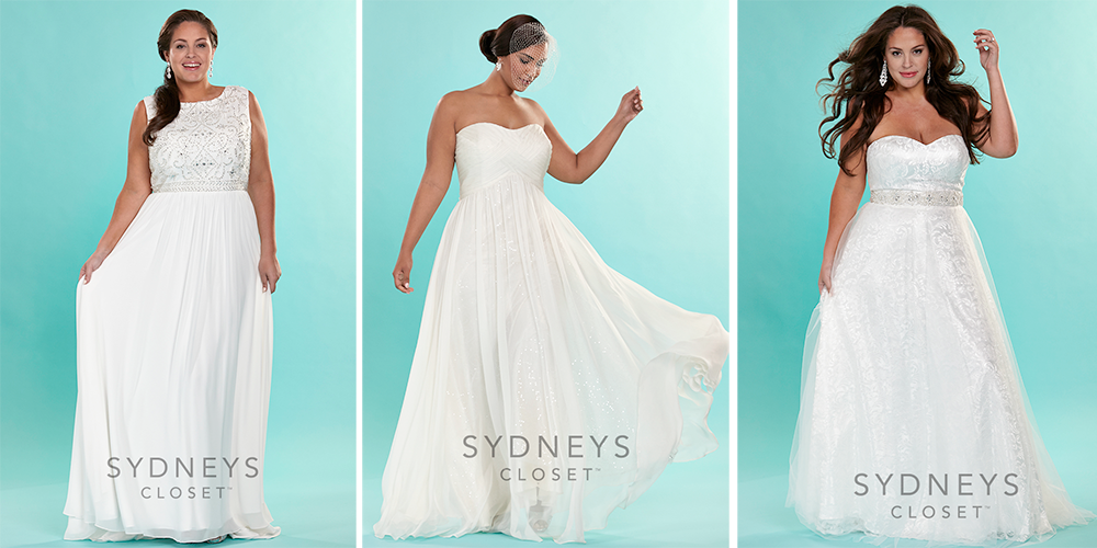 Plus size bridal gowns: Sydney's Closet