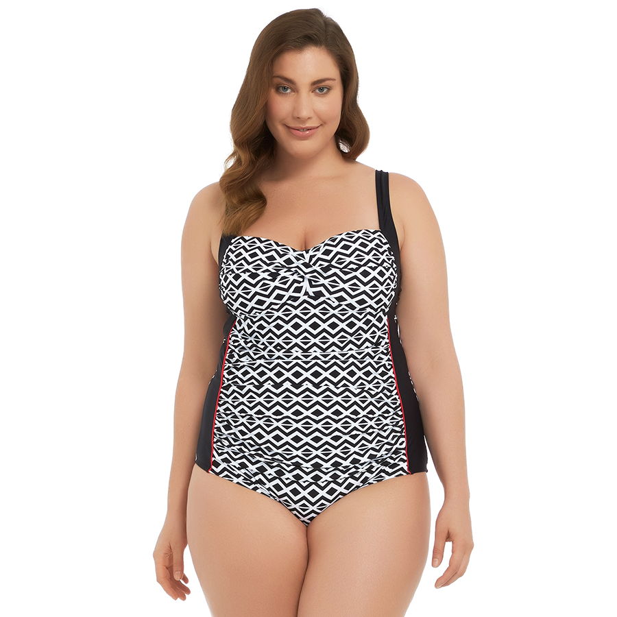 Farmers Zest Resort Curve Graphic Print Swimsuit 