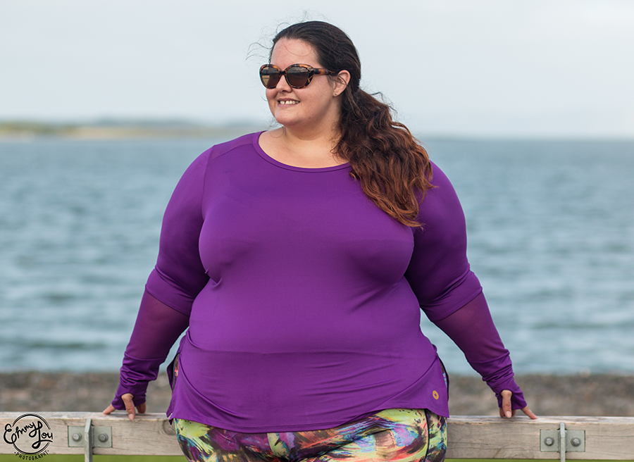 New Zealand plus size blogger Meagan Kerr wears Sonsee Power Long Sleeve  Tee and Rainbeau Curves Vero…