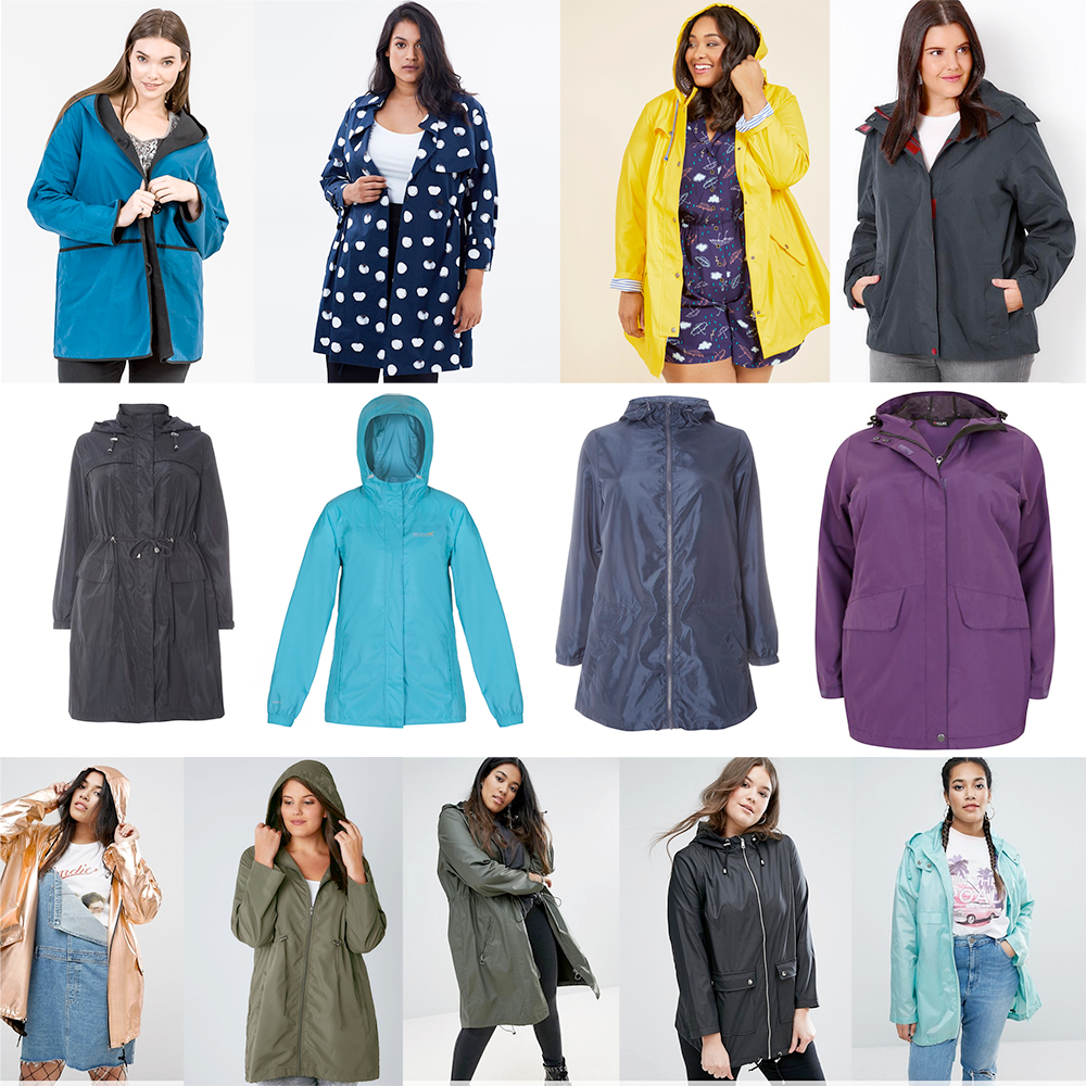 AW17 Plus size coats for wet weather // K&K Reversible Jacket with Hood, $159.90 | Advocado Full Sweep Trench Jacket, AUD $145.00 | ModCloth At All Showers Raincoat, USD $79.99 | Waterproof Rain Jacket with Removable Hood, AUD $39.00 | Evans Longline Mac, £60.00 | Regatta Womens Pack It Jacket II, $59.00 | Evans Pear Fit Rain Mac, £18.00 | Outdoors Waterproof & Windproof Hooded Shield Jacket, AUD $78.00 | ASOS CURVE Rainmac, AUD $99.00 | Shower Resistant Pocket Parka Jacket with Hood, AUD $48.00 | ASOS CURVE Waxed Parka Rainwear, AUD $109.00 | New Look Plus Matte Anorak, AUD $80.00 | ASOS CURVE Pac-A-Mac, AUD $44.00