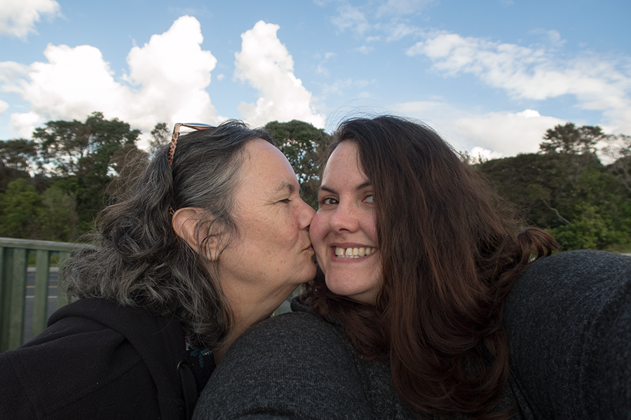 New Zealand style blogger Meagan Kerr with her mum Kim