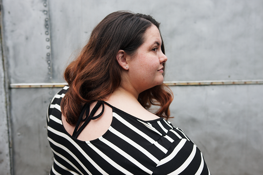 New Zealand plus size blogger Meagan Kerr wears Swings and Roundabouts dress from Dressing Room