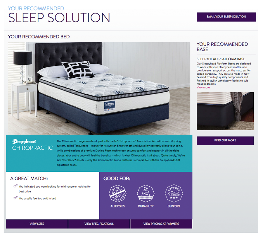 Choosing a bed as a fat person - Sleepyhead Sleep Selector