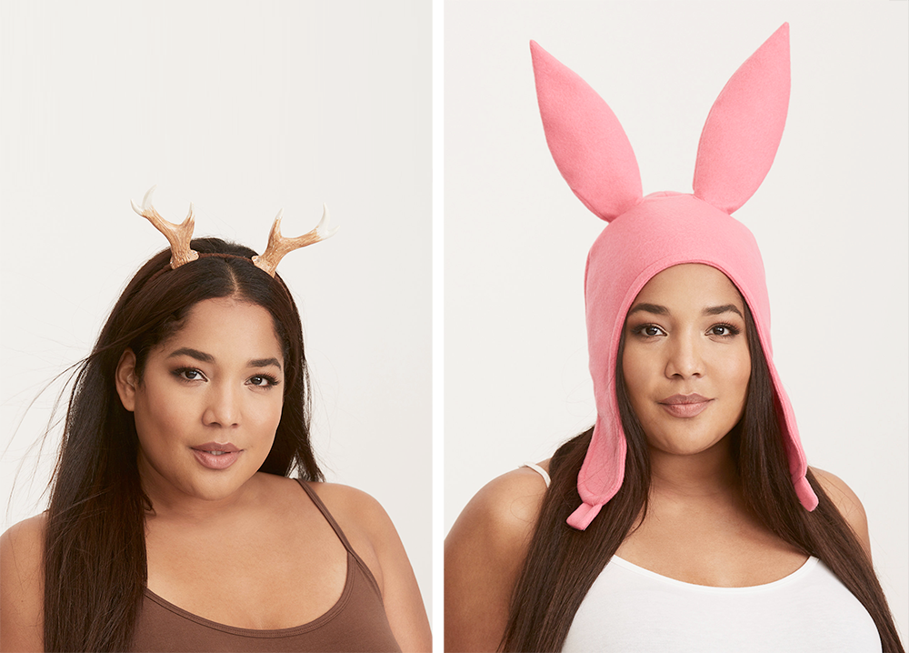 Plus Size Halloween Costumes // Leg Avenue Halloween Fawn Ears and Louise Belcher Hat from Torrid