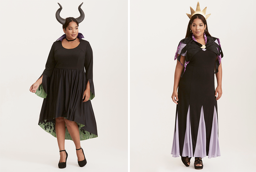 Plus Size Halloween Costumes // Maleficent and Ursula from The Little Mermaid