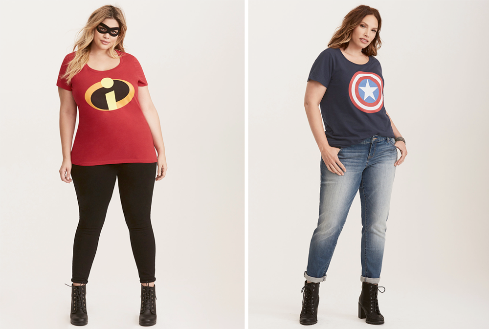 Plus Size Halloween Costumes // The Incredibles or Captain America