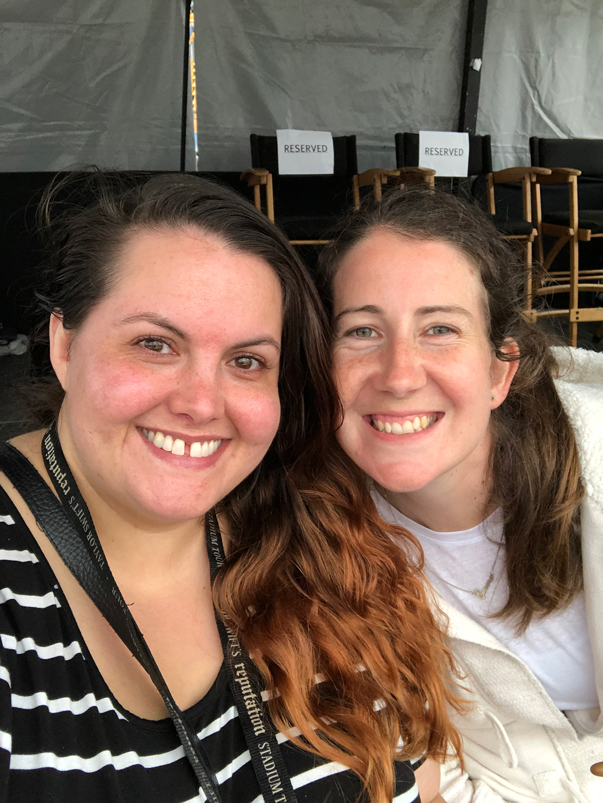 Meagan and Emma Kerr at Taylor Swift Reputation Tour, Auckland 2018 //