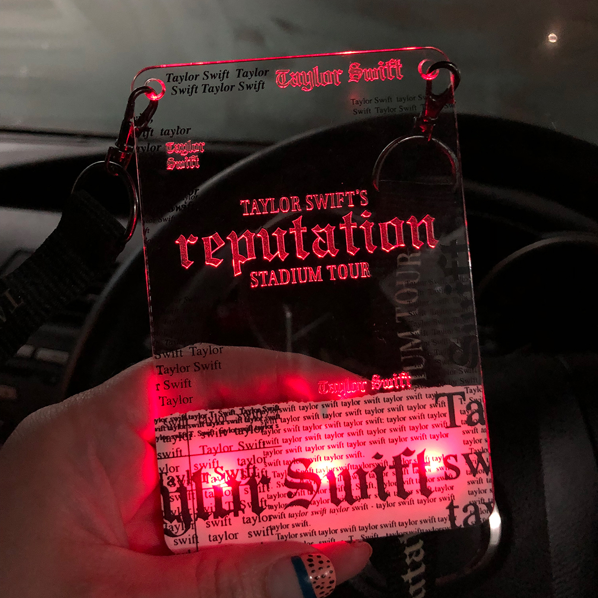 VIP Lanyard, Taylor Swift Reputation Tour, Auckland 2018