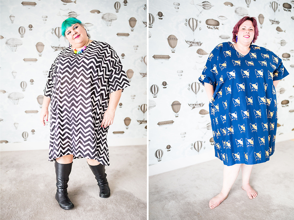 Ethical plus size fashion made in New Zealand by House of Boom / Kini Dress