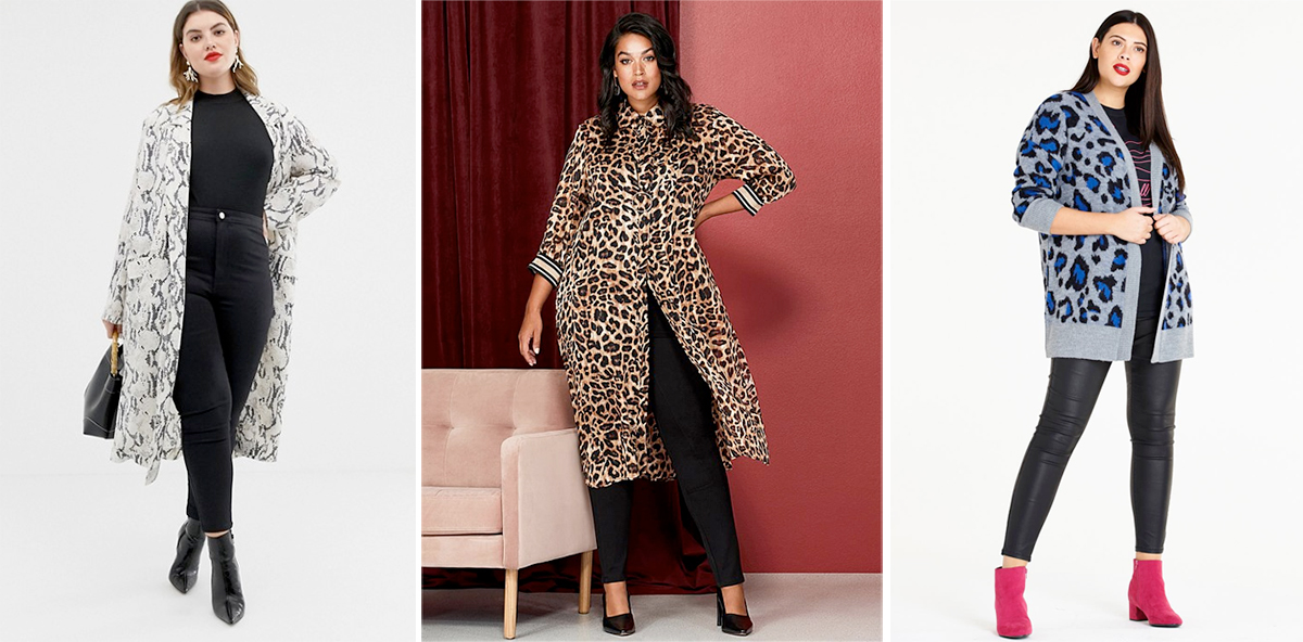 plus size tiger print shirt