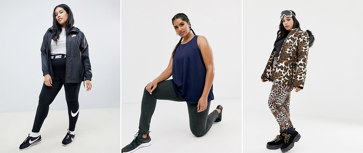 Where to buy plus size activewear: ASOS