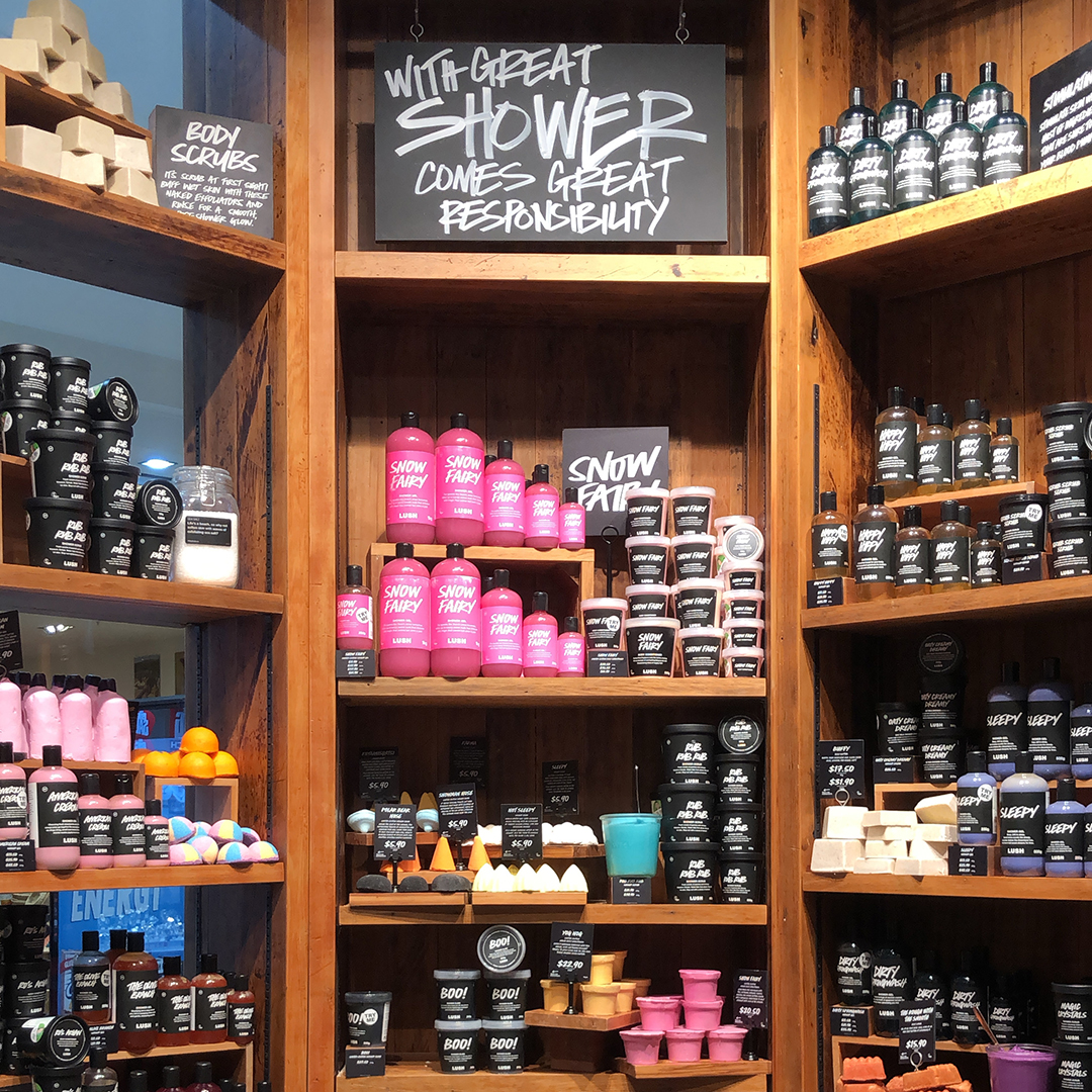 Lush shower range