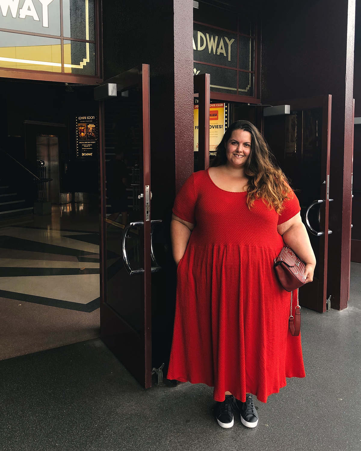 New Zealand plus size blogger Meagan Kerr wears House of Boom DEMELZA dress