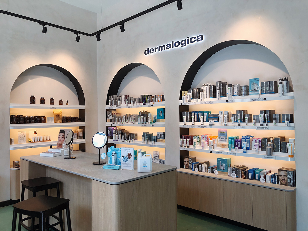 Skintopia Commercial Bay Review - Dermalogica Retail Area