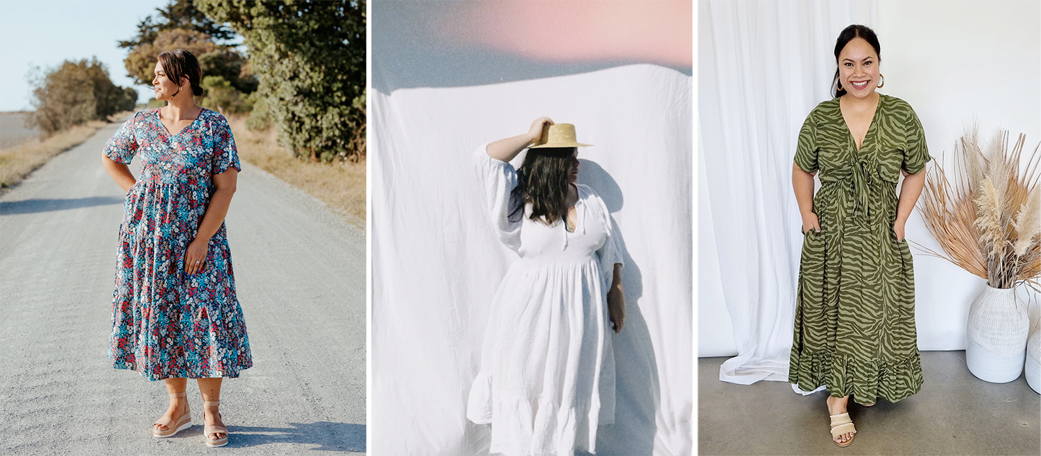 What to wear on hot summer days: swishy dresses. Wildflower Dress from Ruby & Rain | Zeppelin Dress from Sloan | Tallulah Dress from Isla-Maree